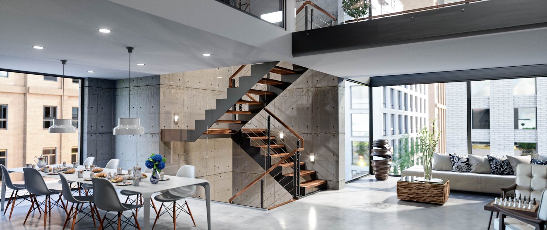 Stahltreppe von Kohler Treppen