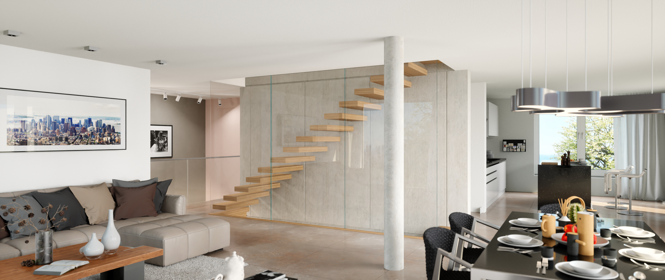 originalen Holztreppe von Kohler Treppen